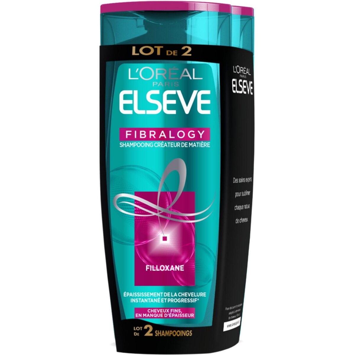 L'OREAL ELSEVE L'Oréal Elsève shampooing fibralogy 2x250ml