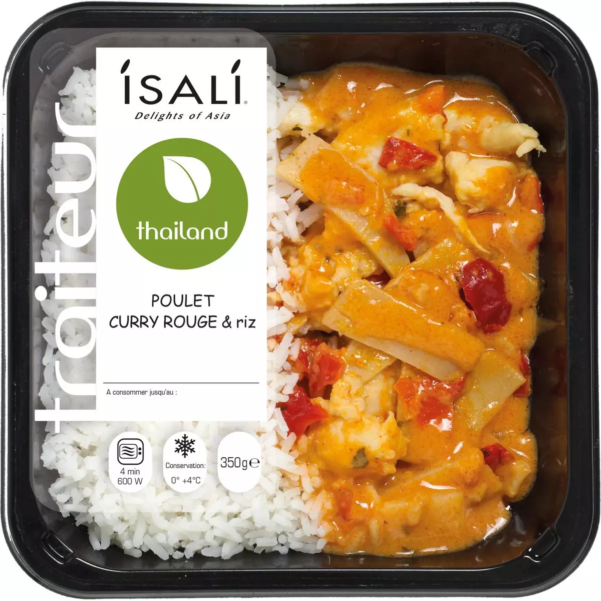 ISALI Isali poulet au curry rouge 350g