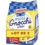 LUSTUCRU Mini gnocchi à poêler 5 min 2-3 portions 2x300g