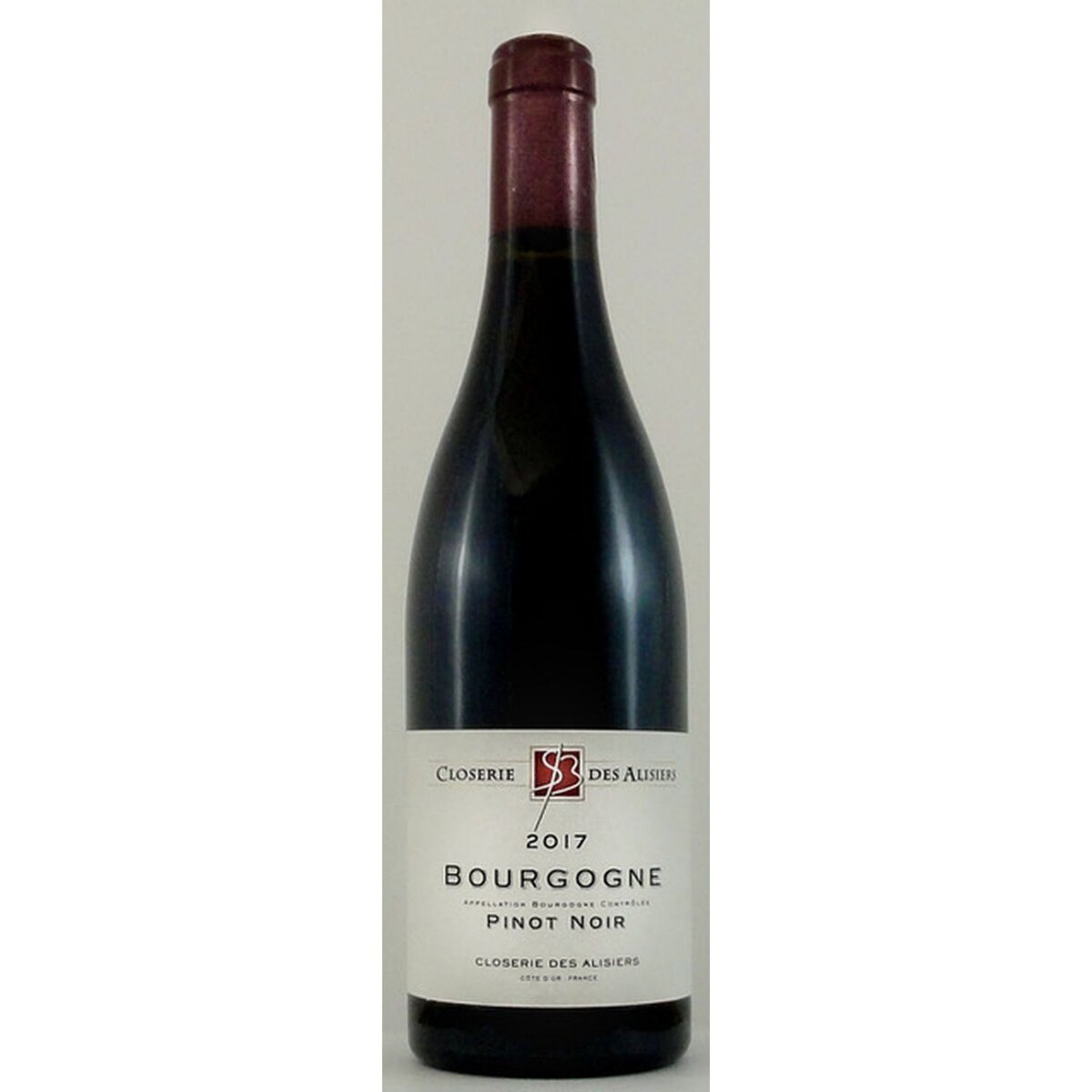 Vin rouge AOP Bourgogne Pinot noir Closerie des Alisiers 2018 75 cl