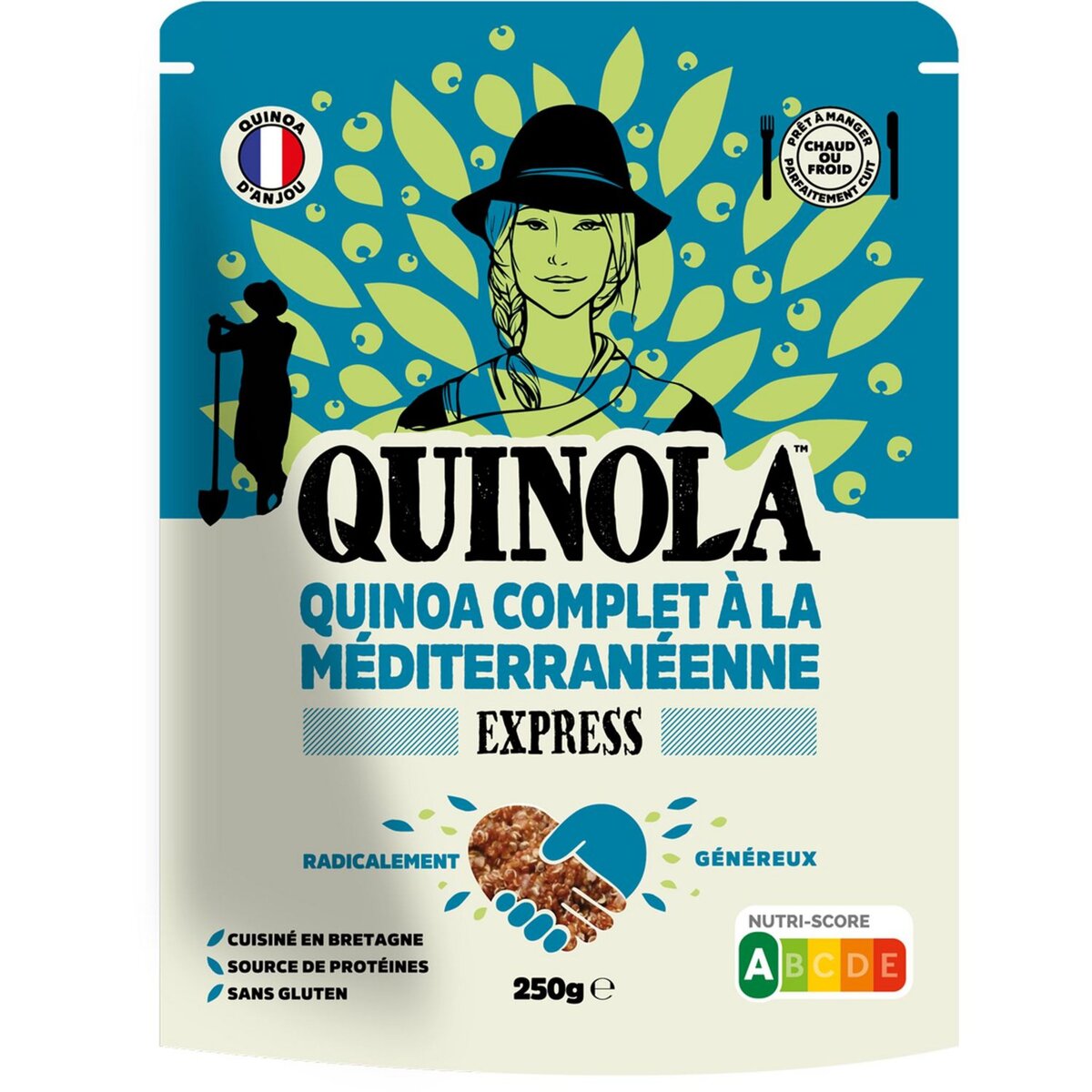 QUINOLA MOTHERGRAIN Quinoa français express à la méditerranéenne 1 à 2 personnes 250g