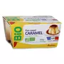 AUCHAN Auchan bio flan caramel 4x125g