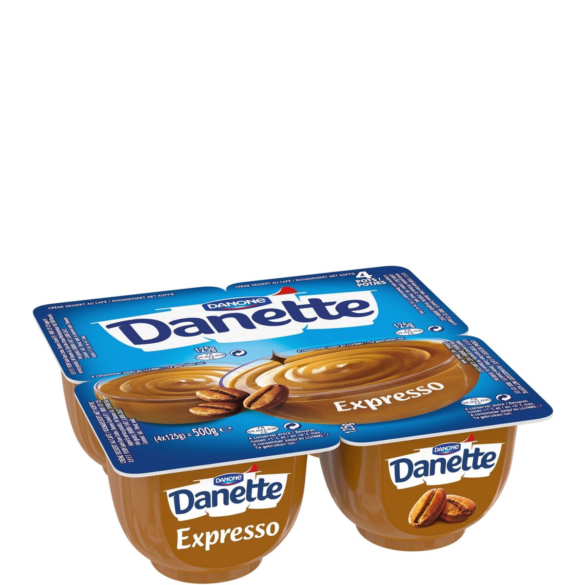 DANETTE Danette crème dessert expresso 4x125g