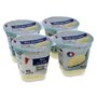 AUCHAN Auchan riz au lait saveur vanille au lait entier 4x115g