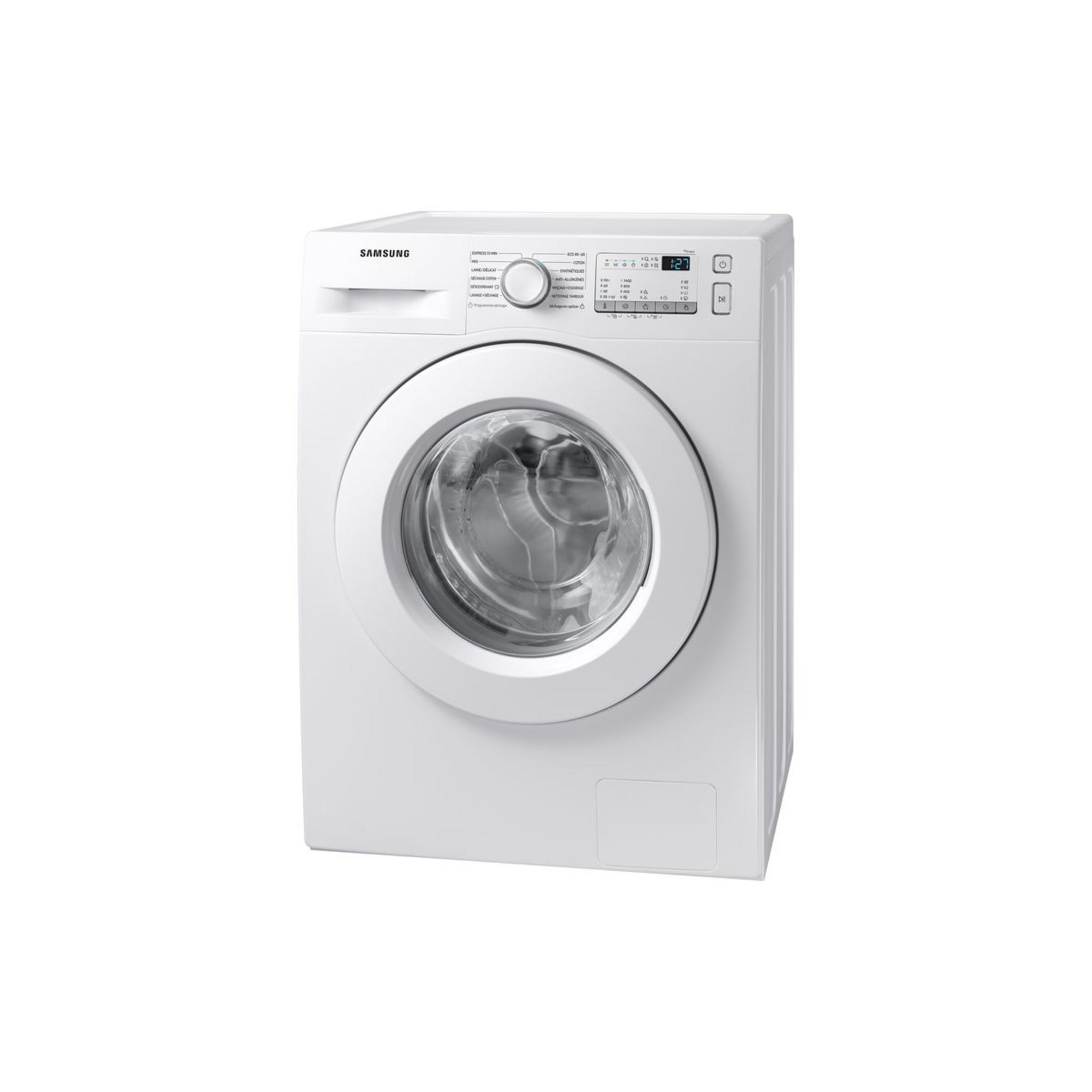 Voir la diapositive 5 : SAMSUNG Lave linge séchant hublot WD80T4046EW, 8 kg lavage, 5 kg séchage, 1400 T/min