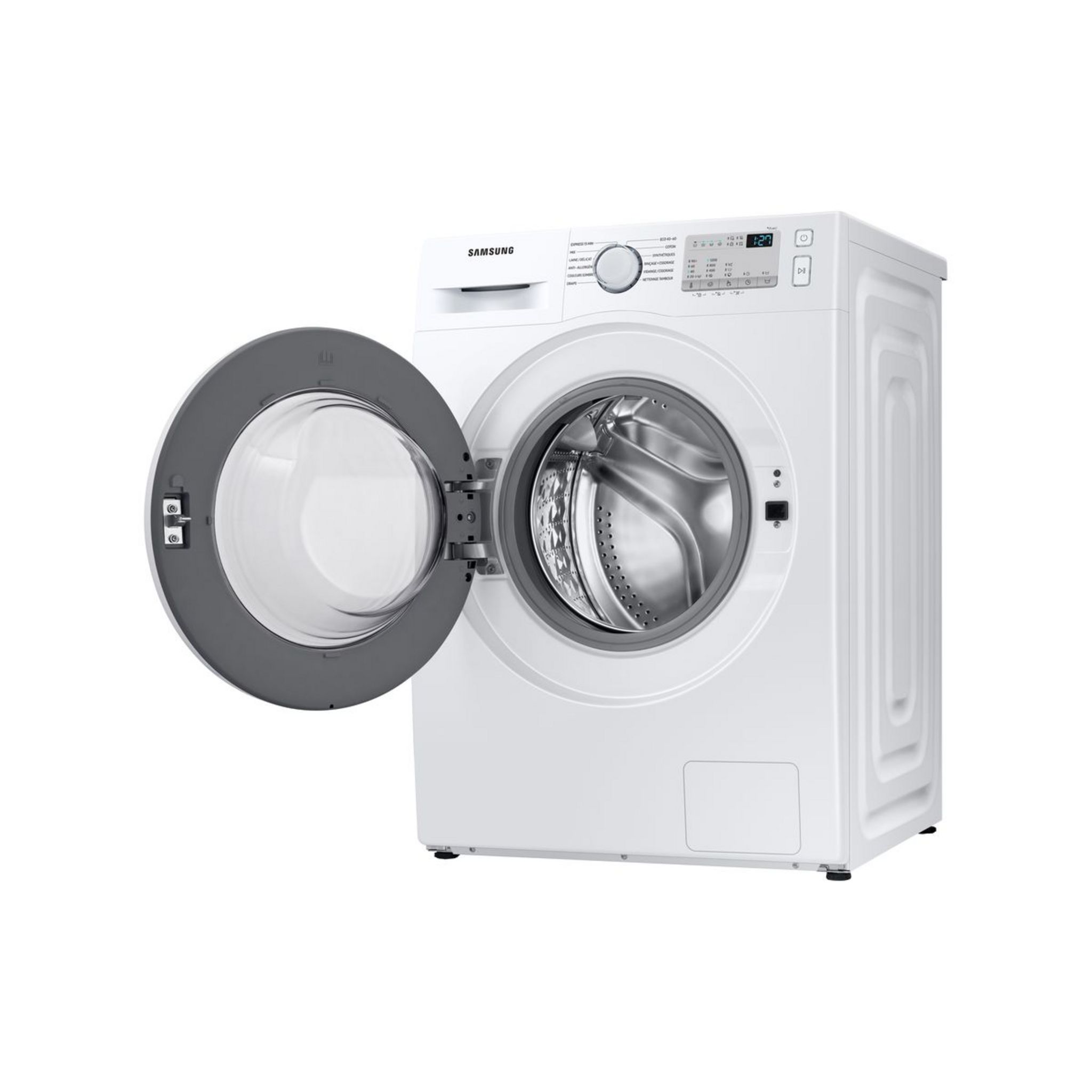 Voir la diapositive 10 : SAMSUNG Lave linge hublot WW80T4020EH, 8 kg, 1200 T/min, D