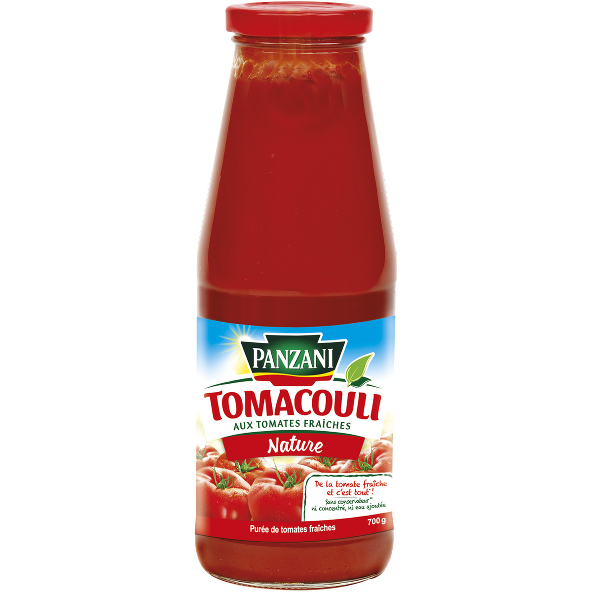 PANZANI Tomacouli nature aux tomates fraîches 700g