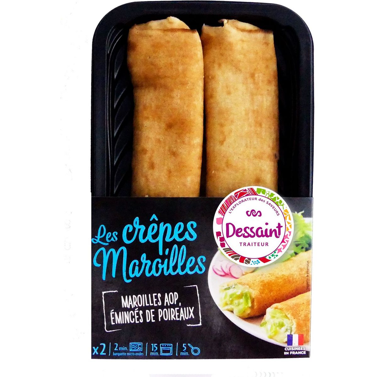 DESSAINT Les crêpes au maroilles AOP 2X140G