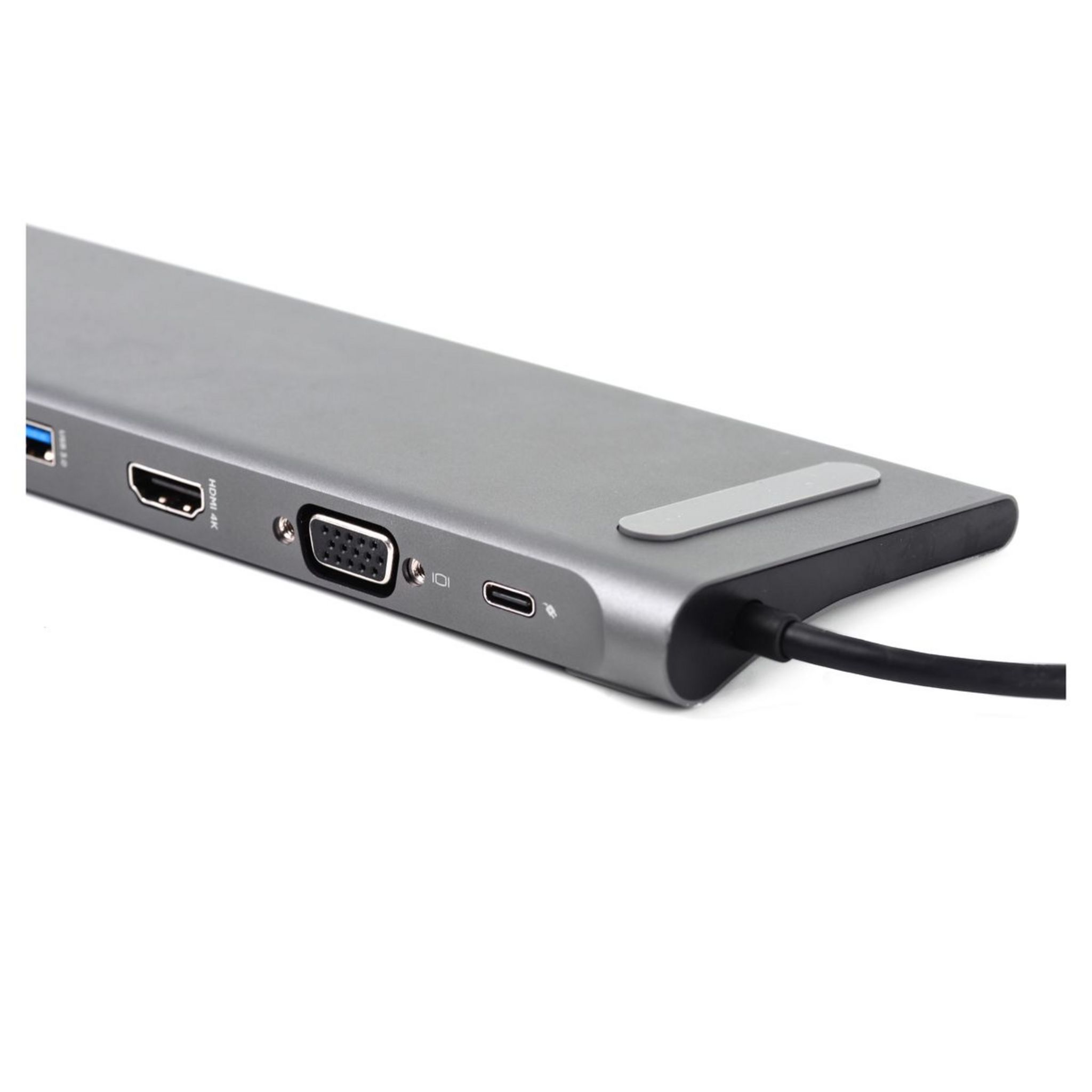 Voir la diapositive 8 : QILIVE Station de travail USBC/3.0Q.3748 - Gris