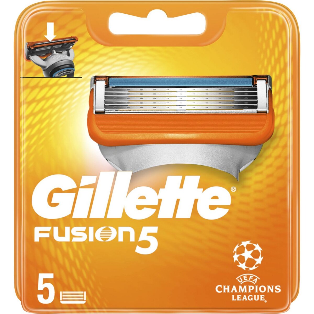 GILLETTE Fusion 5 recharge lames de rasoir 5 recharges