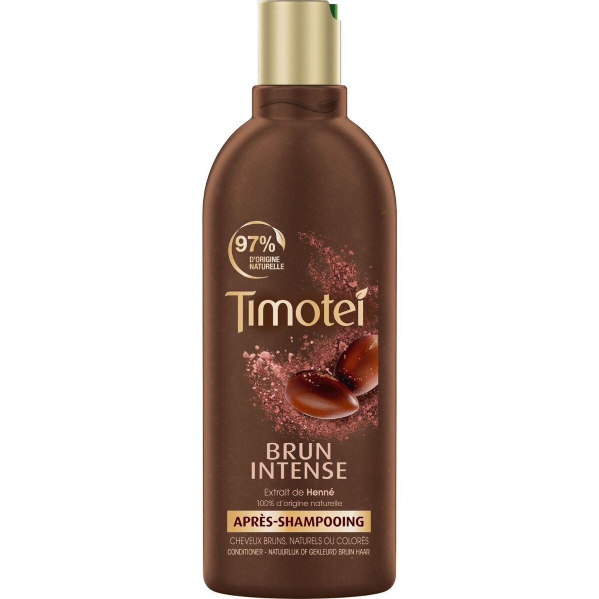 TIMOTEI Après-shampooing brun intense cheveux bruns 300ml