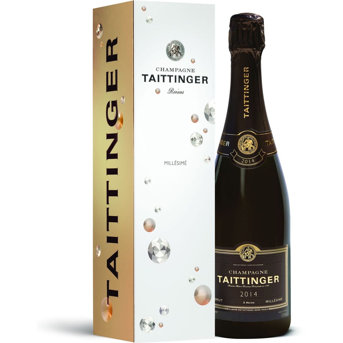 TAITTINGER AOP Champagne Taittinger brut 2014 75cl