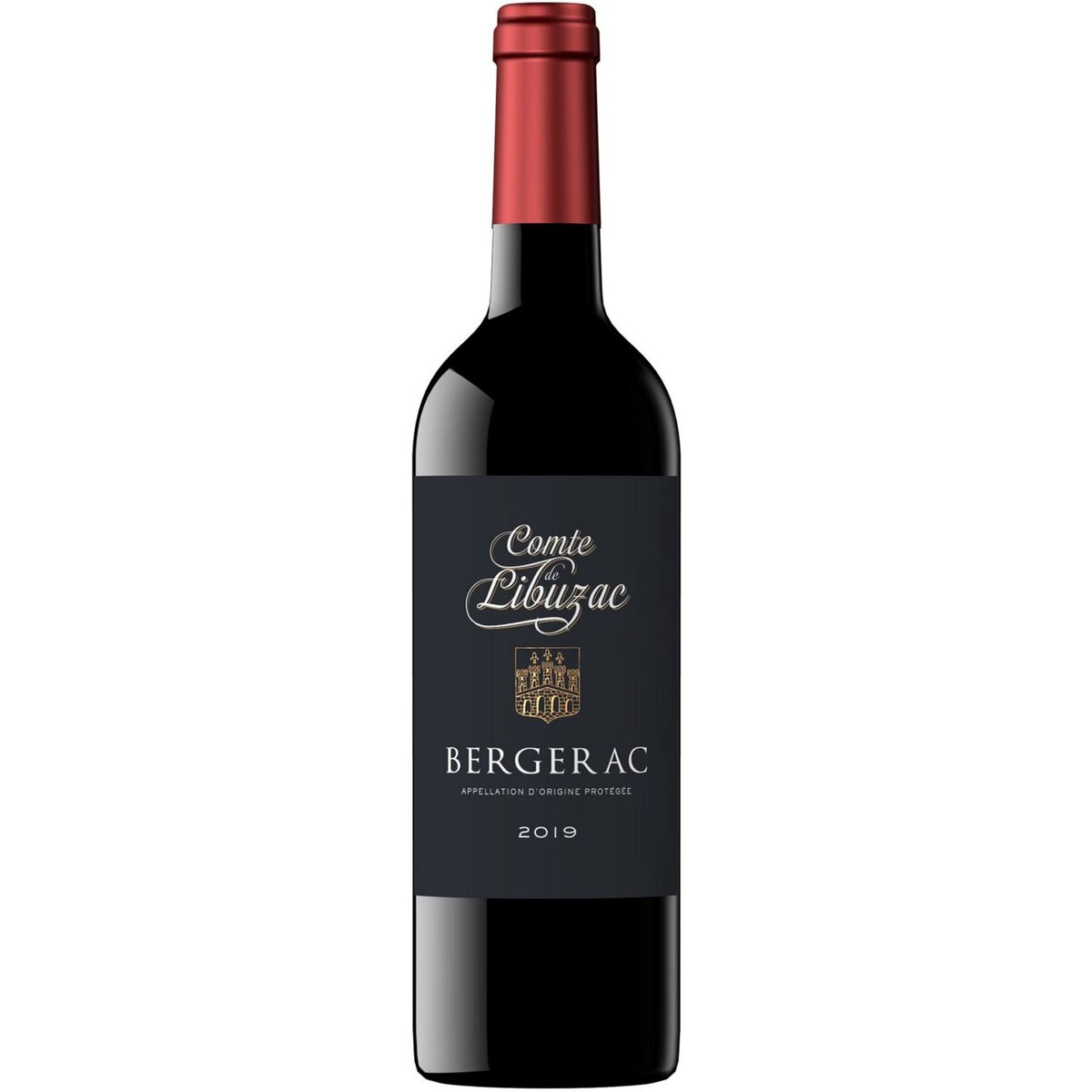 Vin rouge AOP Bergerac Comte de Libuzac 2019 75cl