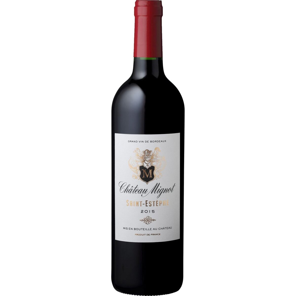 Vin rouge AOP Saint-Estèphe Château Mignot 2015 75cl
