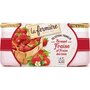 LA FERMIERE Yaourt brassé fraises et fraises des bois 2x125g