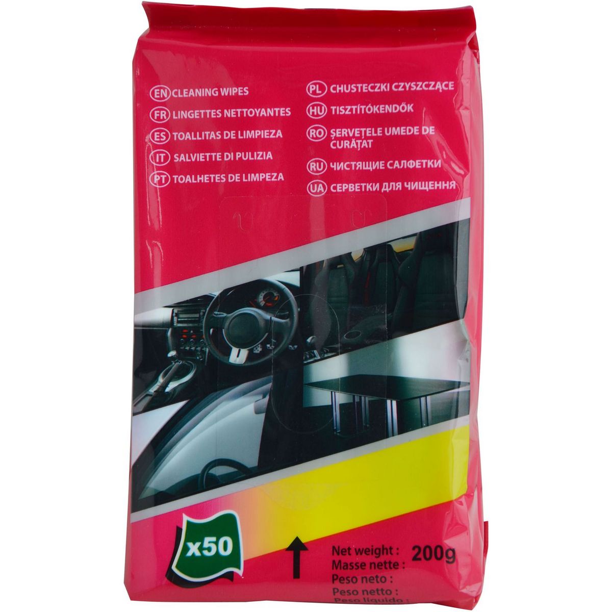 Lingettes nettoyantes X50 x50 200g