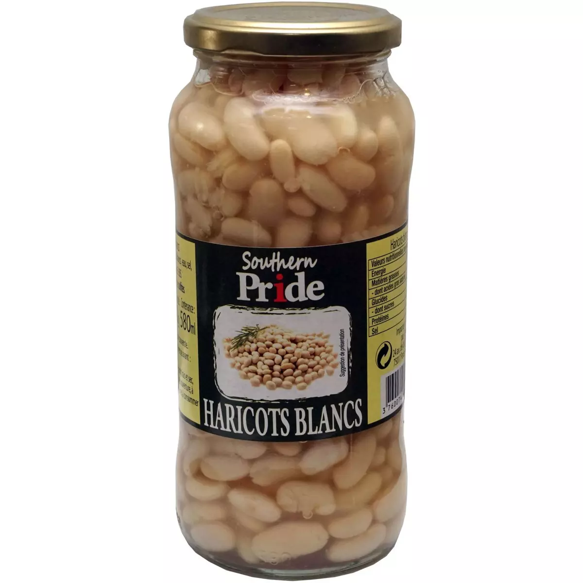 SOUTHERN PRIDE Haricots blancs 400g
