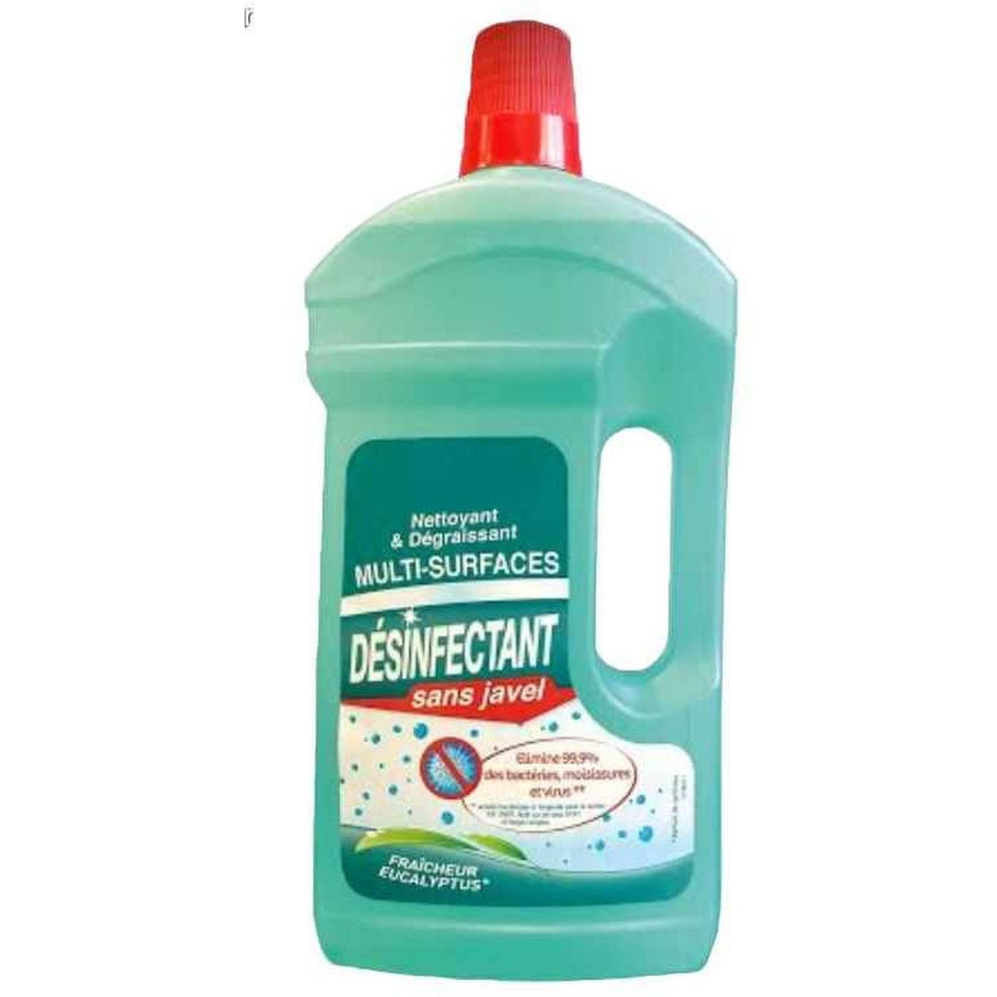 Désinfectant sans javel multi-surfaces fraîcheur eucalyptus 1l