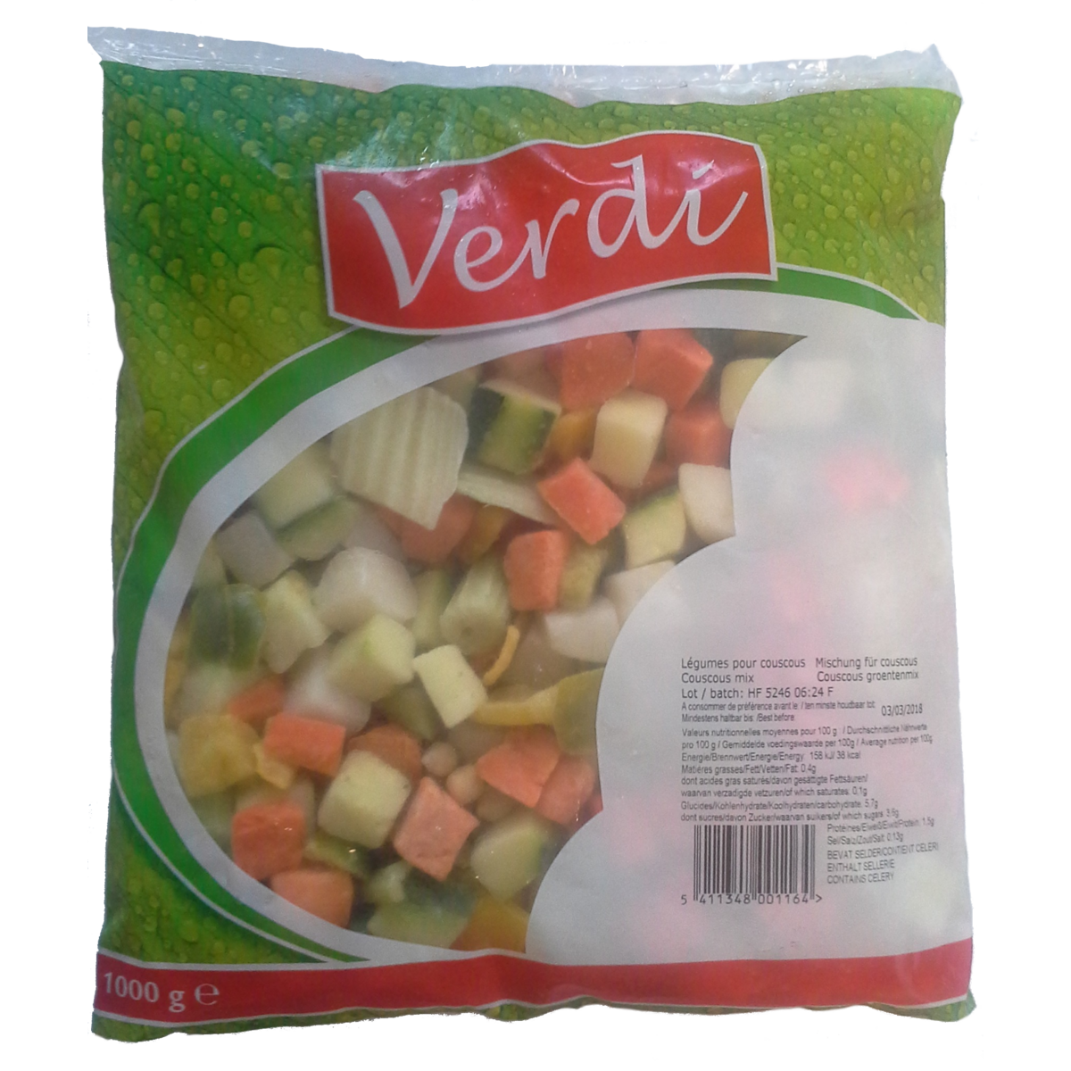 VERDI Légumes pour couscous 1kg