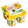 AUCHAN BIO Yaourt mixé à la mangue et vanille 4x125g