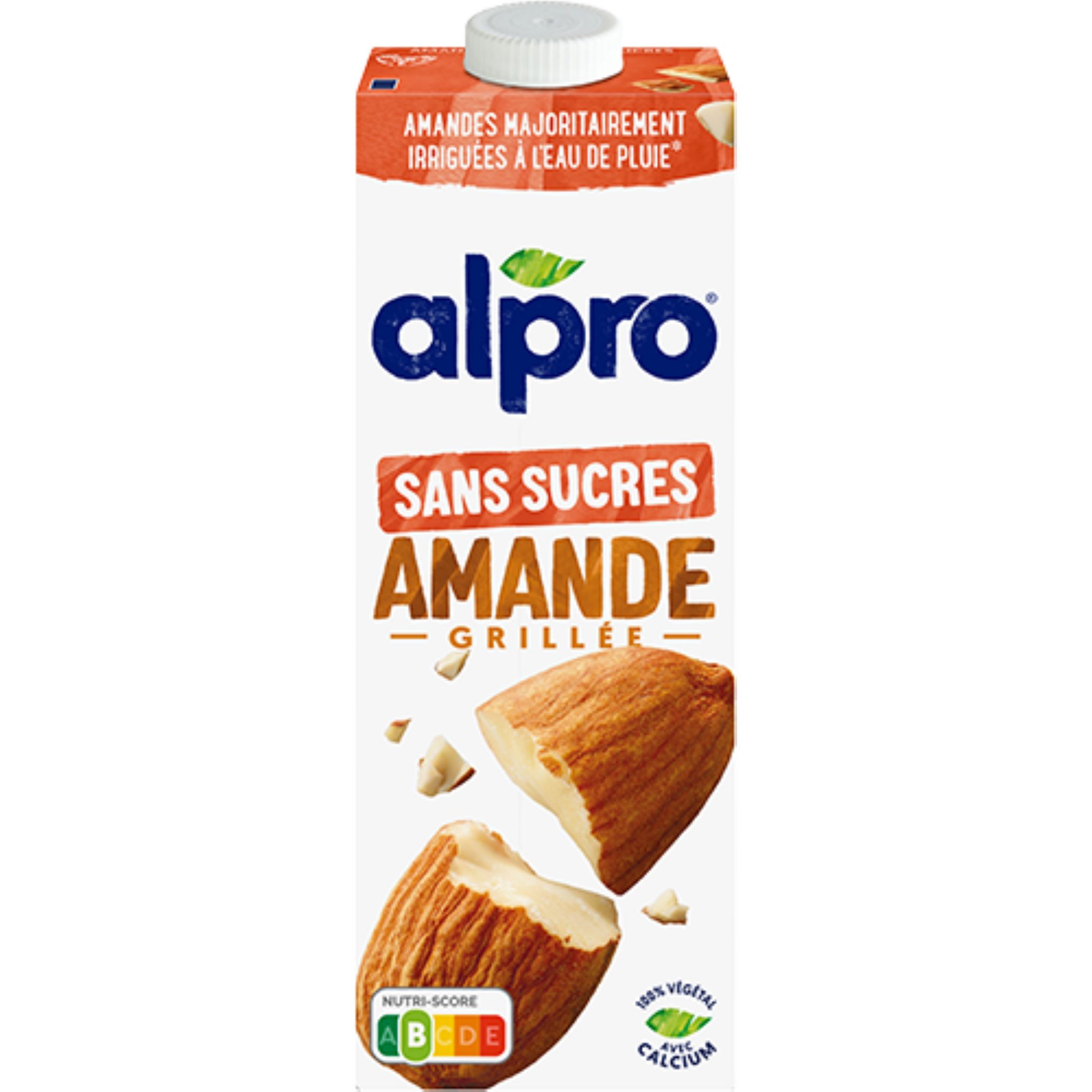 Voir la diapositive 2 : ALPRO Boisson végétale à l'amande grillée sans sucres 1l