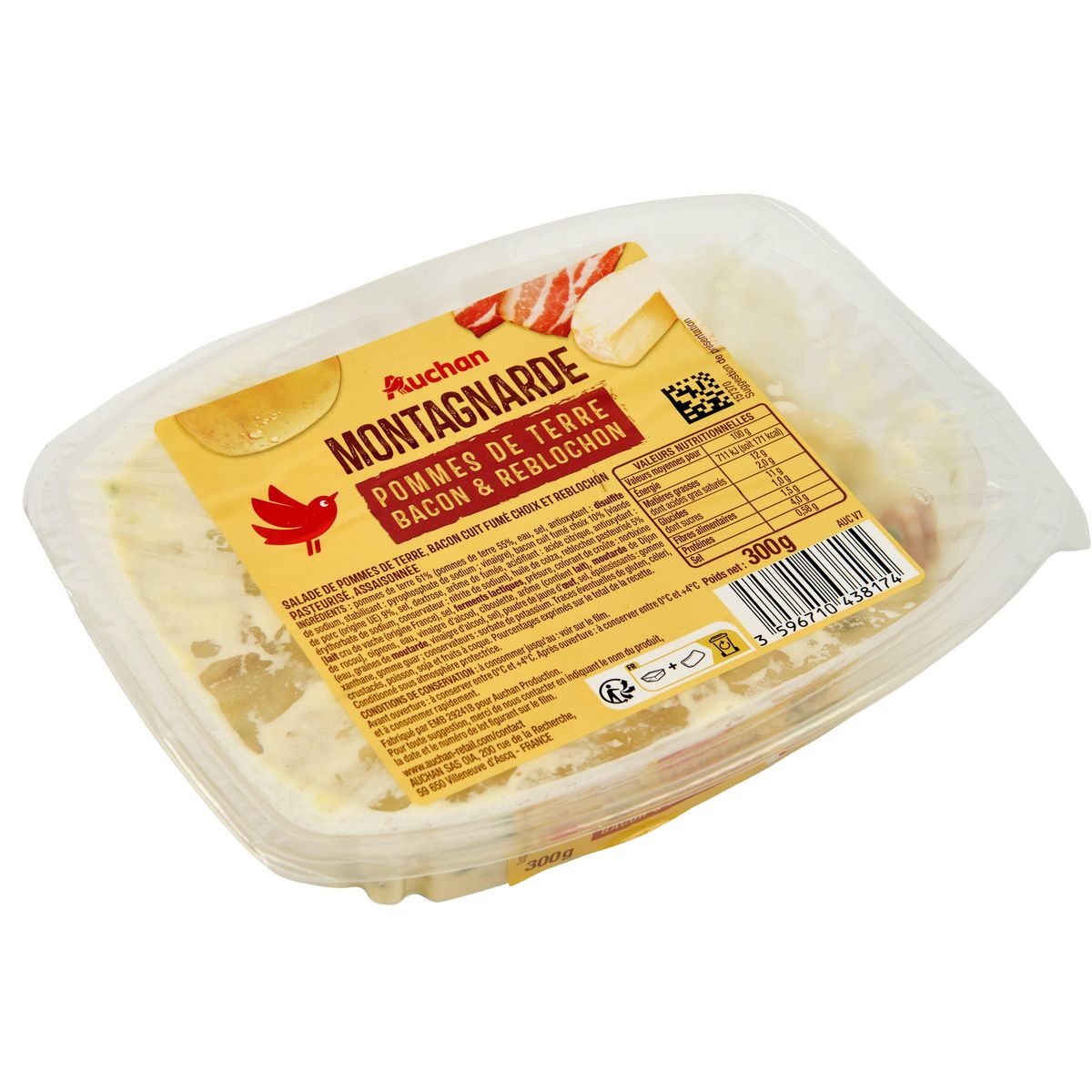 AUCHAN Salade montagnarde 300g