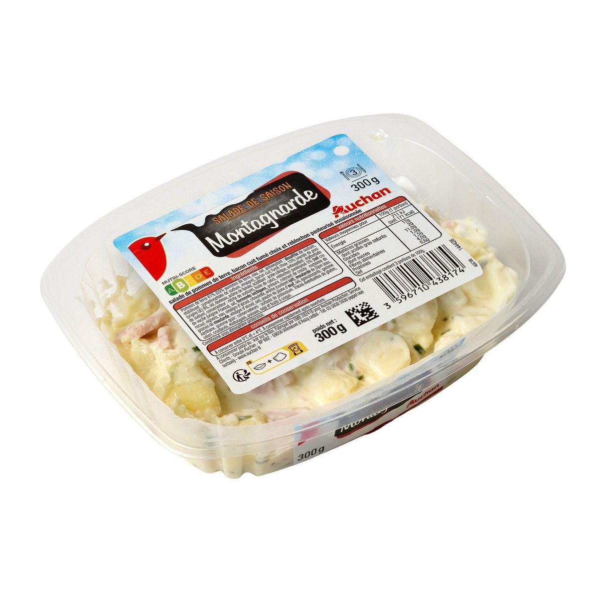 AUCHAN Salade montagnarde 300g