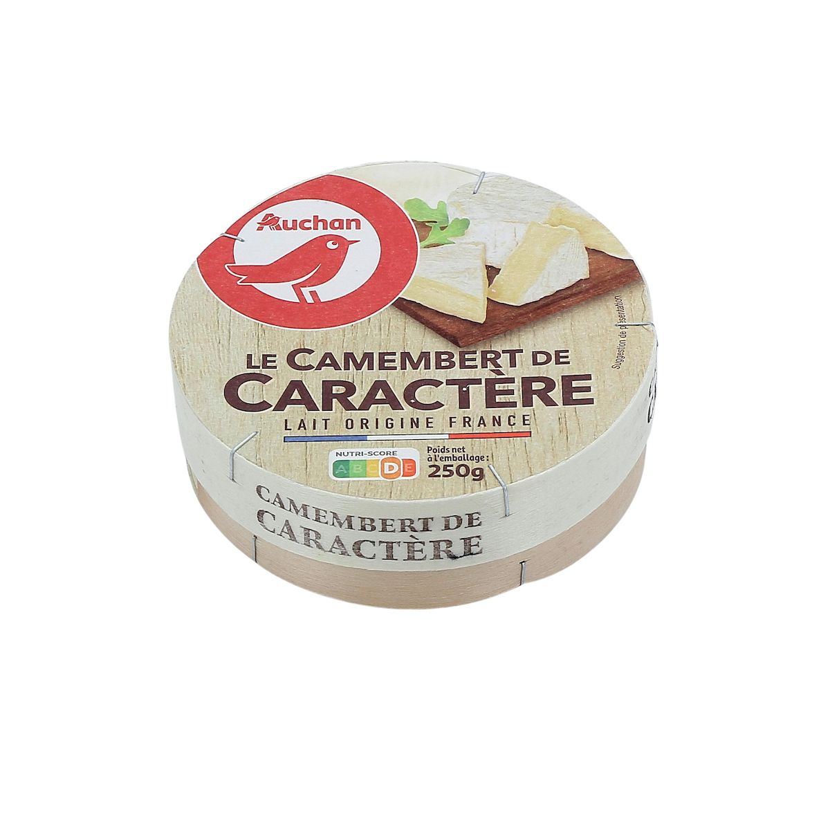 AUCHAN Camembert de caractère 250g