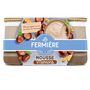 Voir la diapositive 2 : LA FERMIERE Mousse aux marrons sur lit de crème de marrons 2x100g