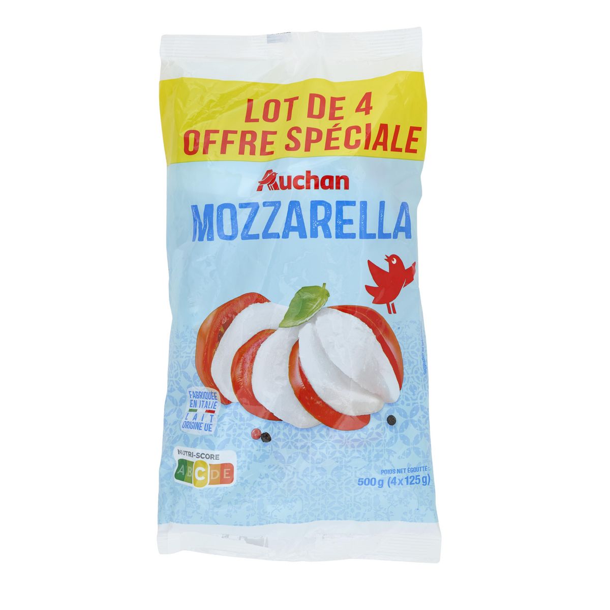 AUCHAN Mozzarella 4x125g
