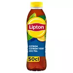 LIPTON Thé glacé saveur citron, citron vert 50cl
