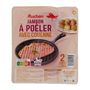 Voir la diapositive 2 : AUCHAN Jambon à griller avec couenne 2 tranches 160g