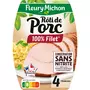FLEURY MICHON Rôti de porc sans nitrite 4 tranches 160g