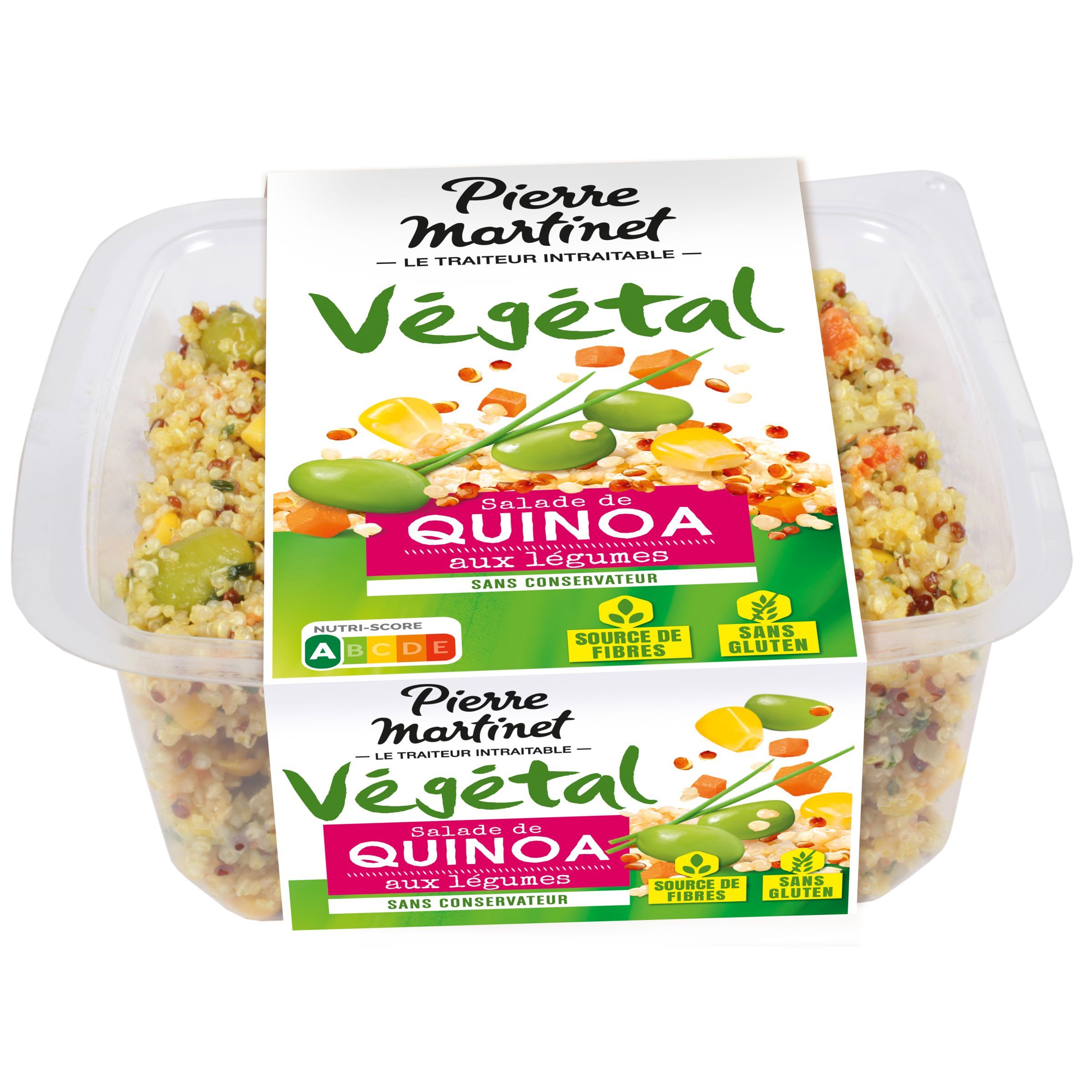 Voir la diapositive 3 : PIERRE MARTINET Salade de quinoa aux légumes sans gluten 1 part 250g