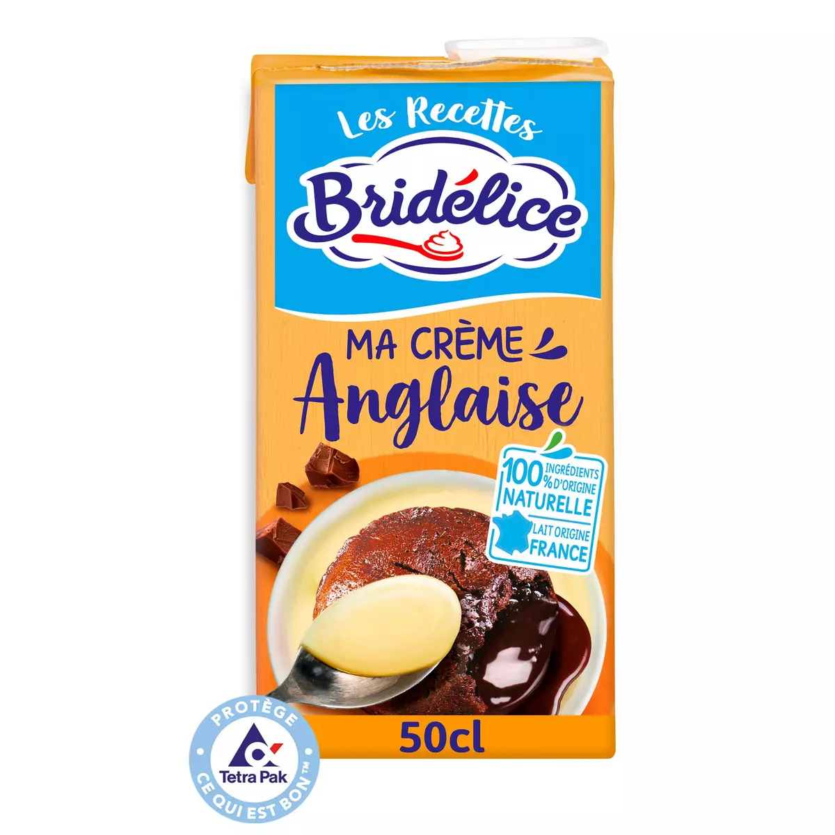BRIDELICE Crème anglaise UHT 50cl