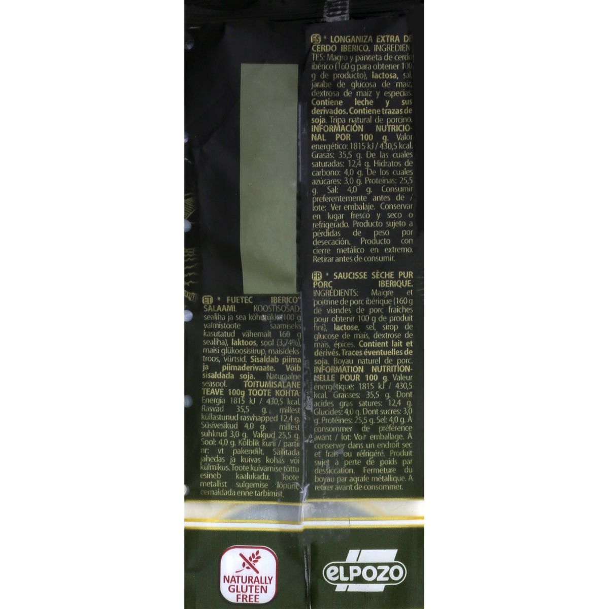 EL POZO Fuet ibérique 150g