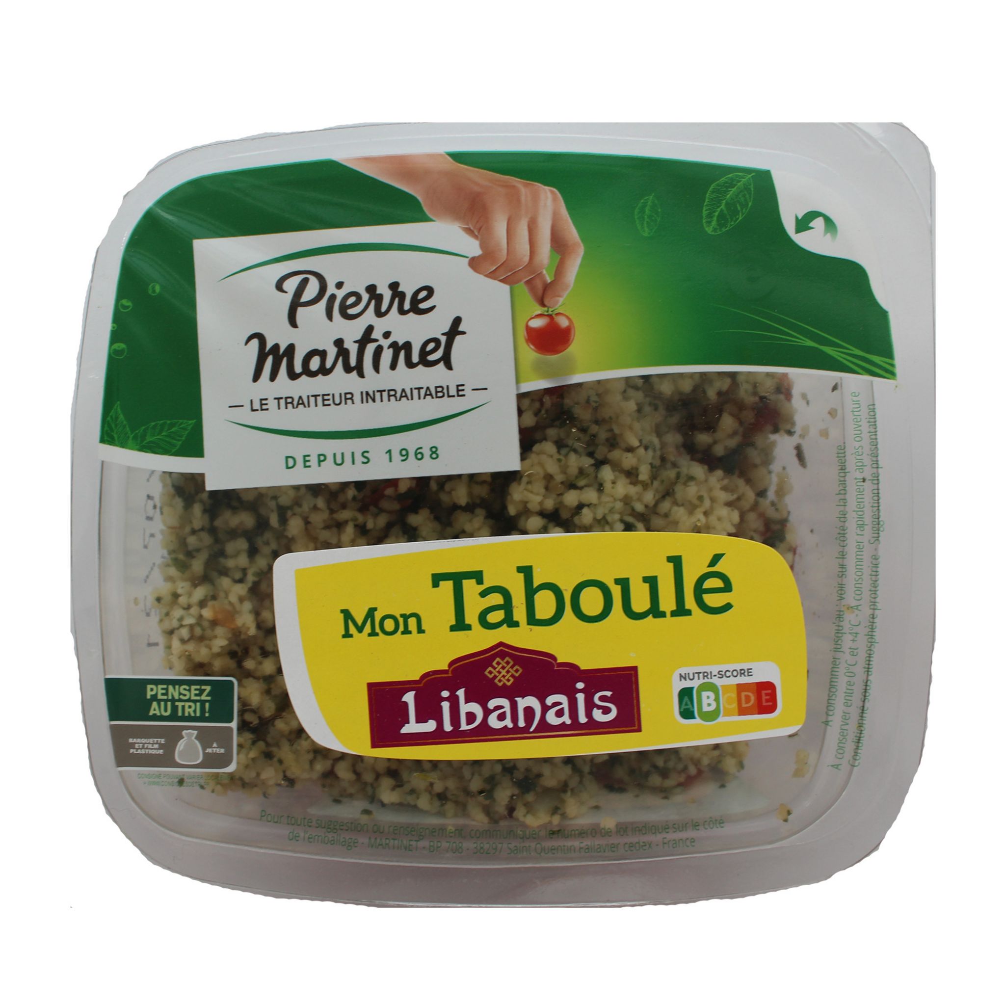 Voir la diapositive 2 : PIERRE MARTINET Taboulé Libanais 250g