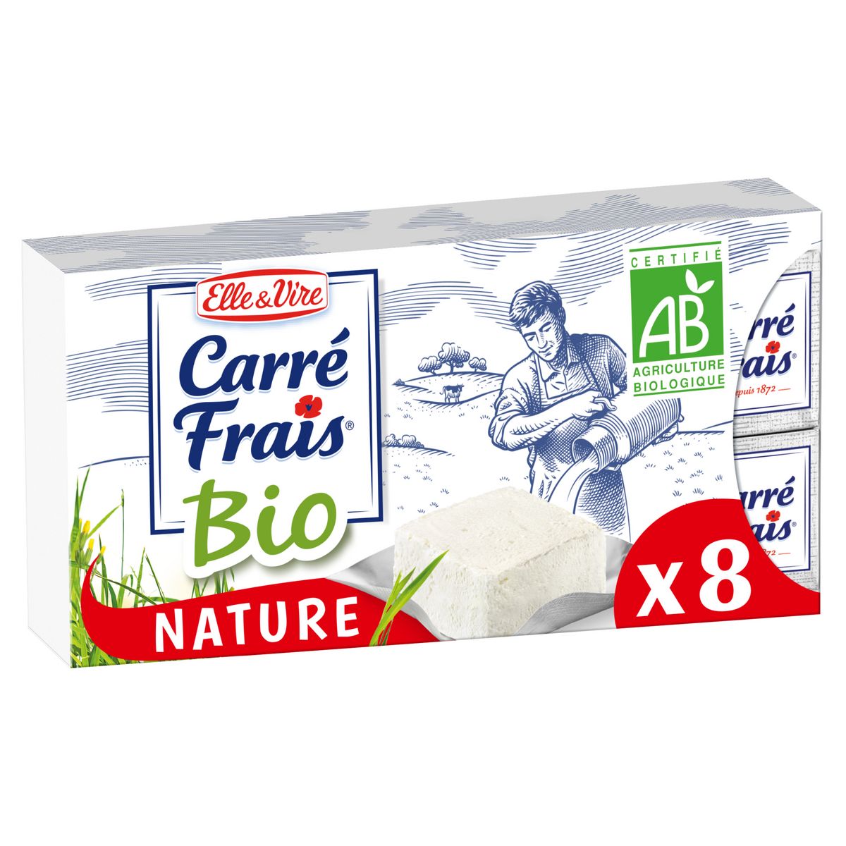 ELLE & VIRE  Fromage à tartiner Bio 8 portions 200g