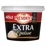 Président PRESIDENT Crème fraîche entière extra épaisse 35% MG