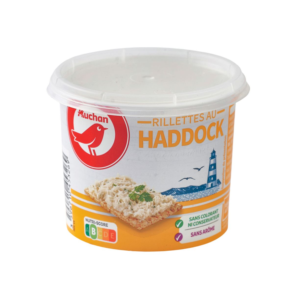 AUCHAN Rillette d'haddock 150g