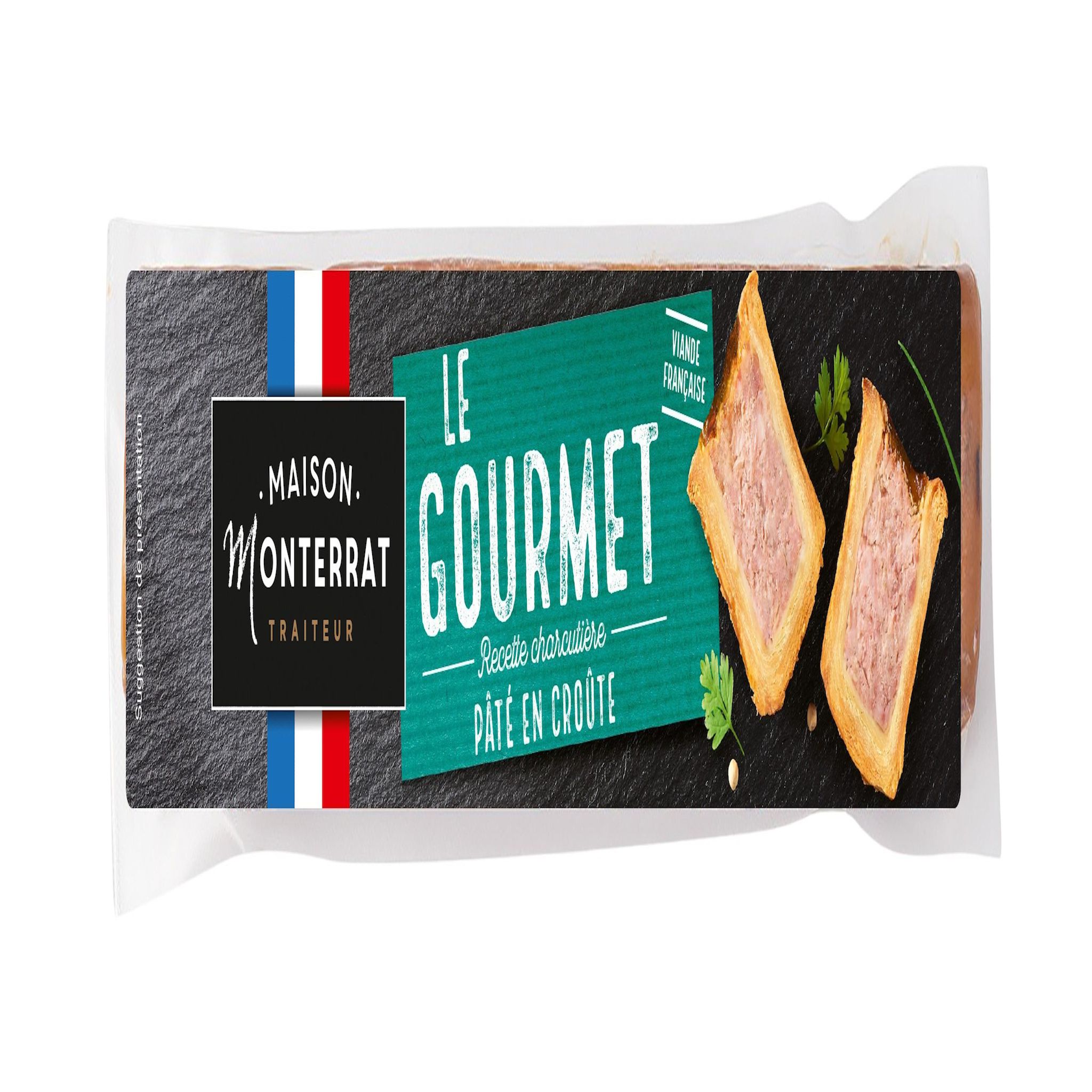 MAISON MONTERRAT Pâté croûte apéricroq Le Gourmet 450g