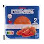 Voir la diapositive 3 : AUCHAN Saumon rouge sauvage du Pacifique fumé au bois de hêtre 2 tranches 60g