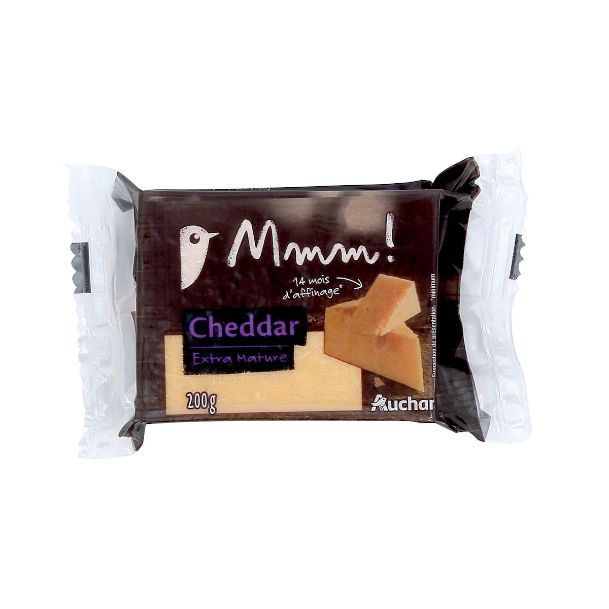 AUCHAN COLLECTION Cheddar extra mature 200g