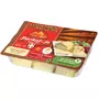 POCHAT & FILS Assortiment de fromage à raclette de Savoie coeur de tomme et ail des ours 30 tranches environ 600g