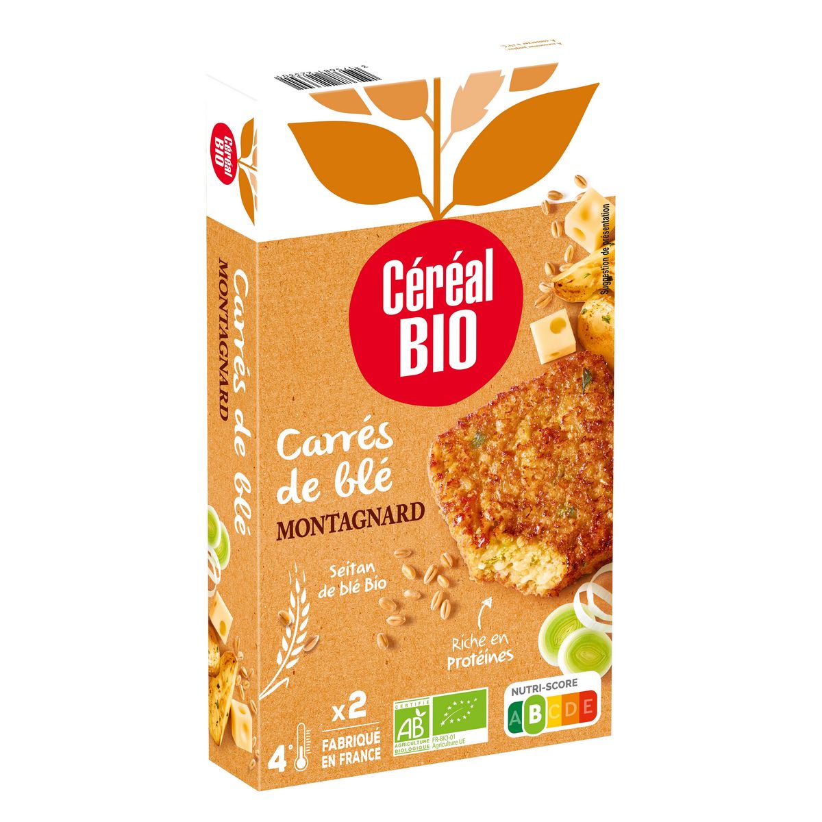 CÉRÉAL BIO Carré de blé montagnard 2x100g