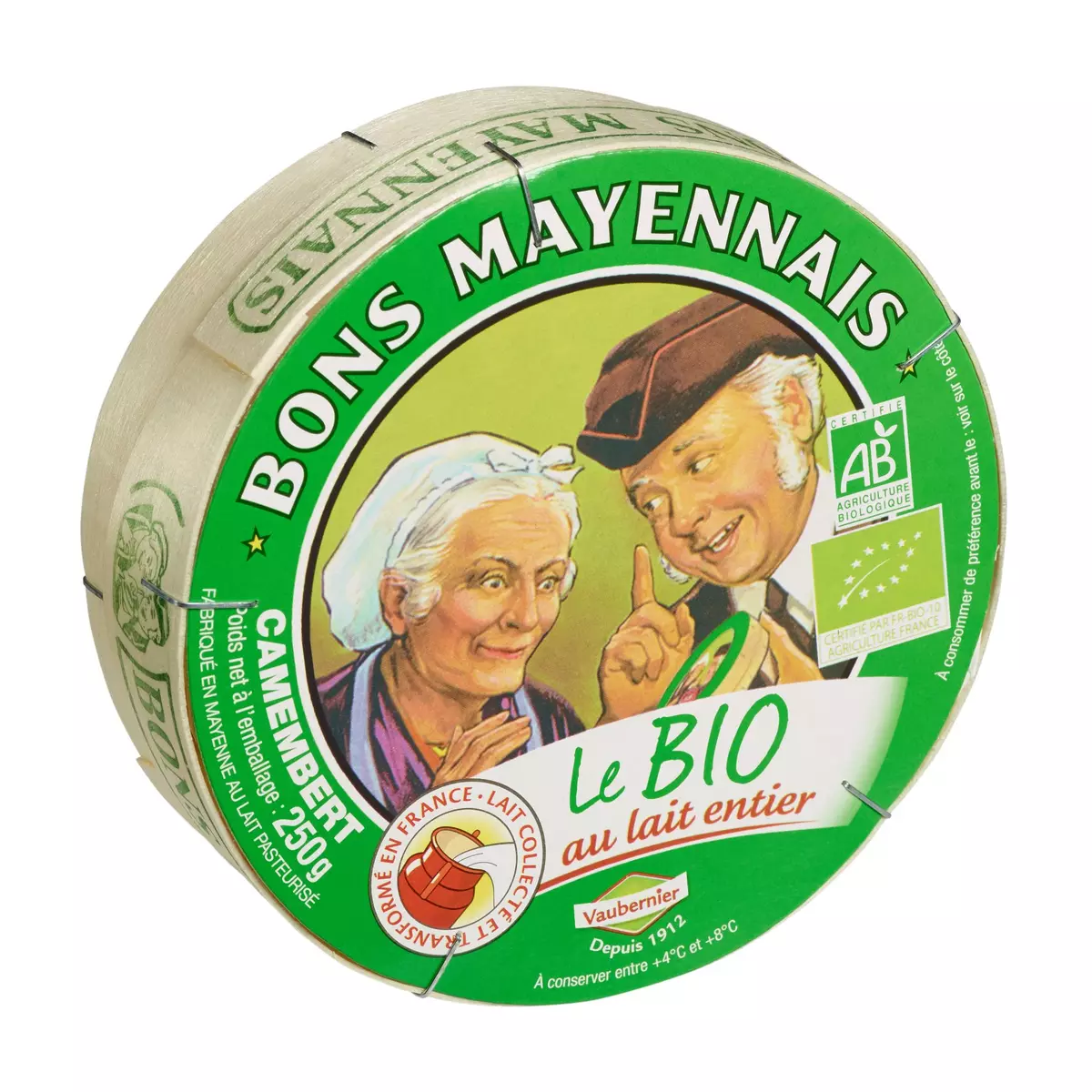BONS MAYENNAIS Camembert bio 250g