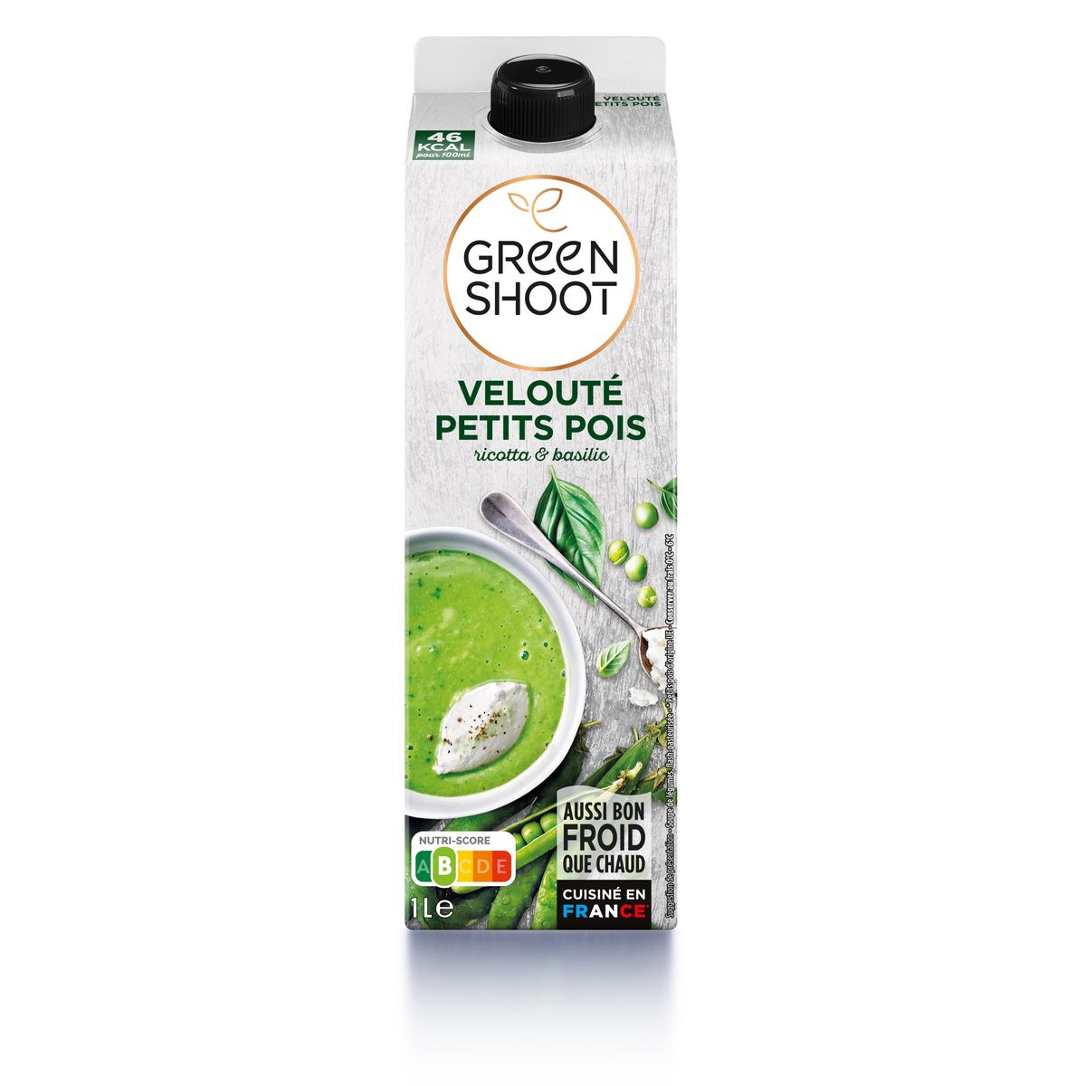 GREENSHOOT Velouté petits pois ricotta 1l
