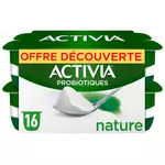 ACTIVIA Probiotiques - yaourt nature au bifidus 16x125g