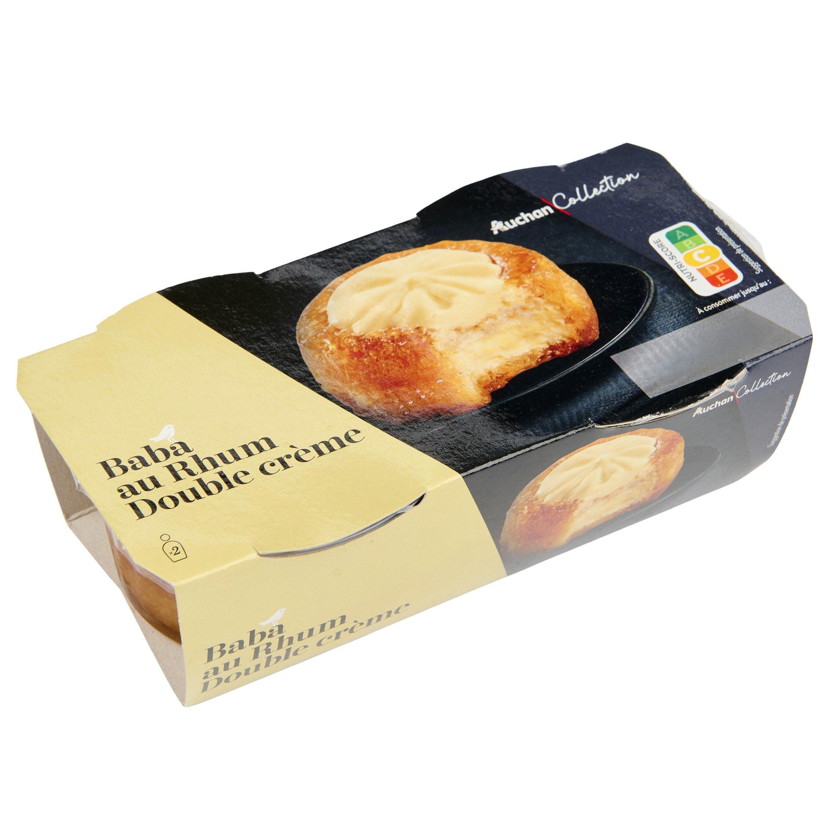 Voir la diapositive 3 : AUCHAN Baba au rhum 2x140g