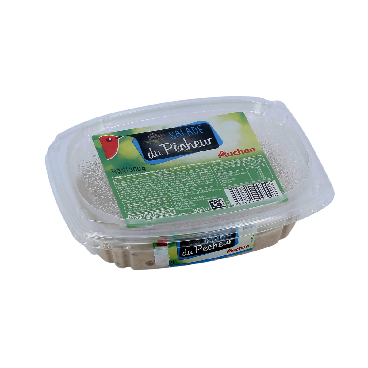 AUCHAN Salade pêcheur 300g